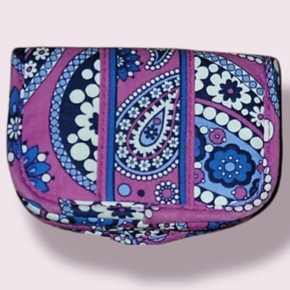 VERA BRADLEY BOYSENBERRY SMALL CARD WALLET - Picture 1 of 10